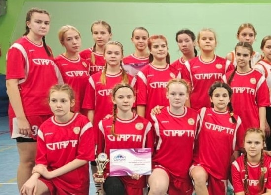 ПОЗДРАВЛЯЕМ БАСКЕТБОЛЬНУЮ КОМАНДУ ДЕВУШЕК ГОАОУ "СОСШ "СПАРТА" С ВЫХОДОМ В ФИНАЛ ДБЛ "АВРОРА".